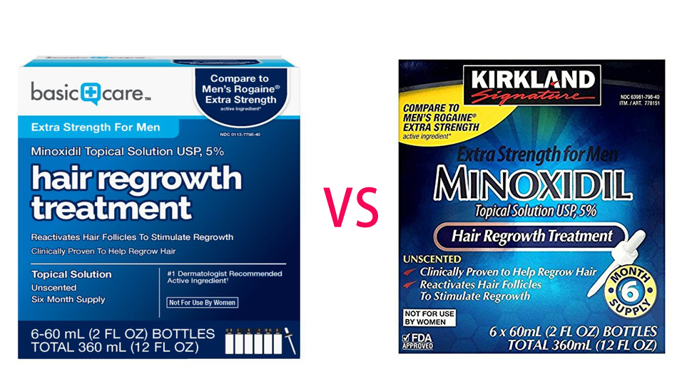 Basic Care Minoxidil Which is better?